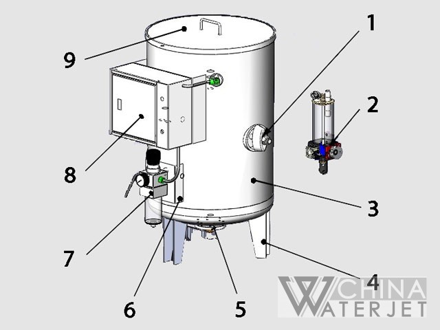 APW Waterjet Automatic Abrasive Supply System 02
